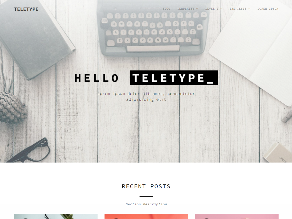 Teletype theme screenshot