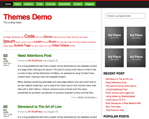 Tembesi theme screenshot