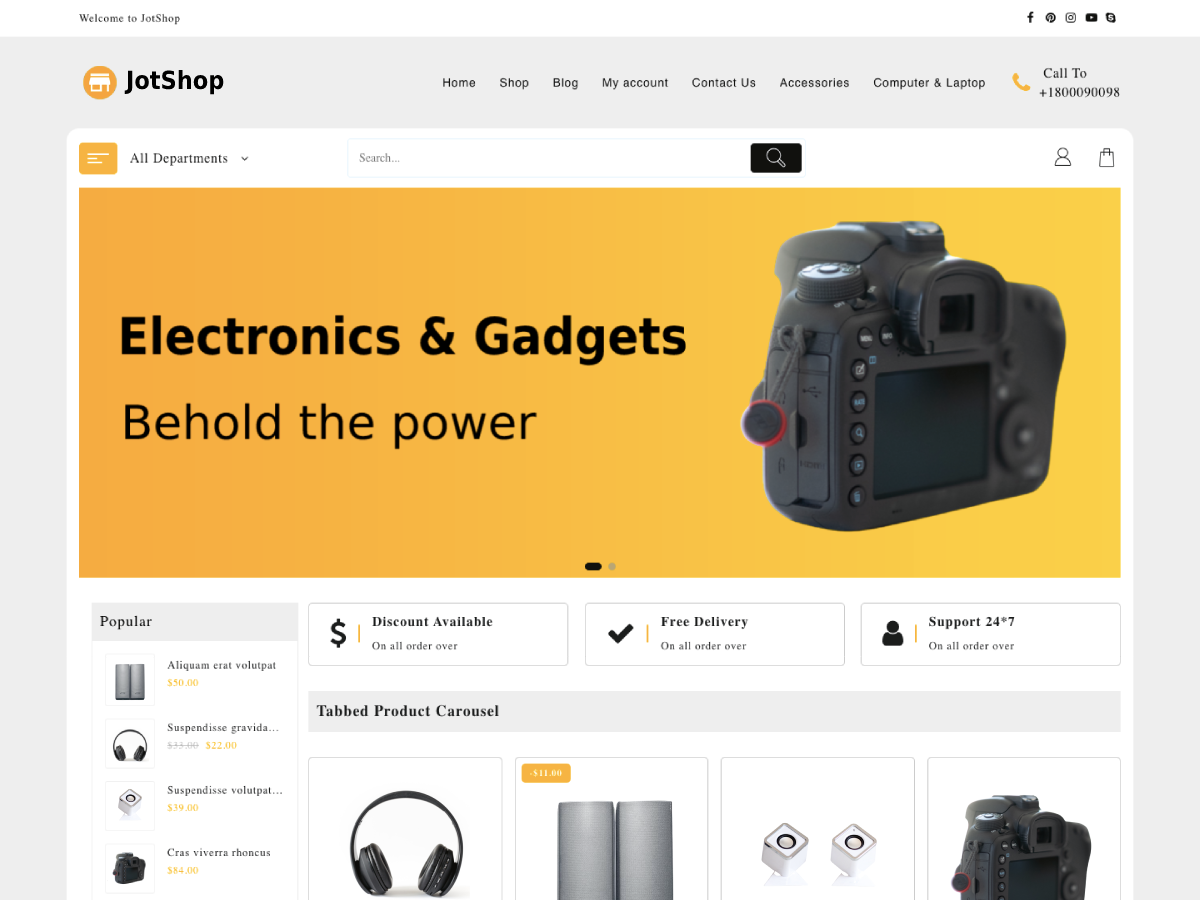 Th Jot theme screenshot