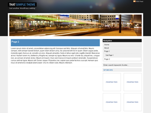 THATsimple theme screenshot