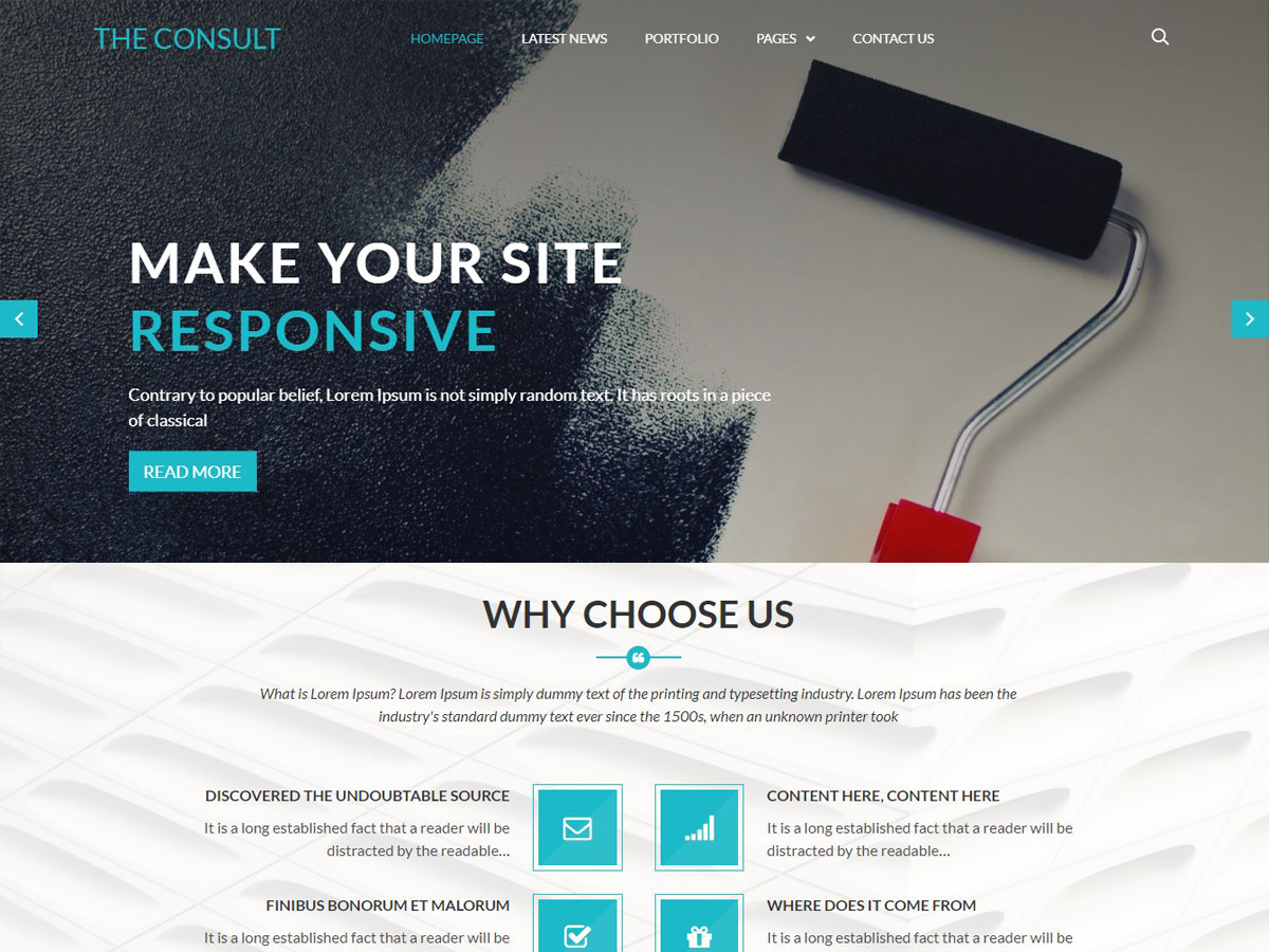 The Consult theme screenshot