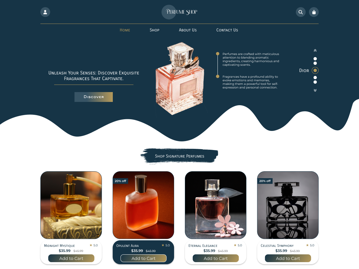 The Perfume Shop theme screenshot