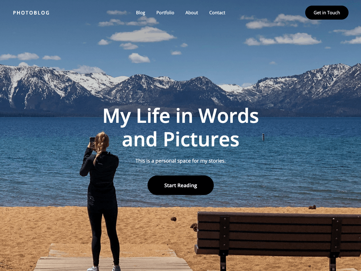 The Photography Blog theme screenshot