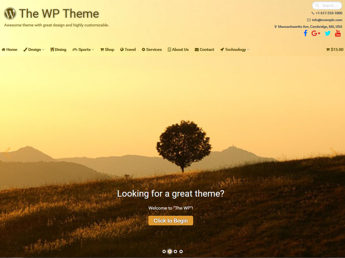 The WP theme screenshot