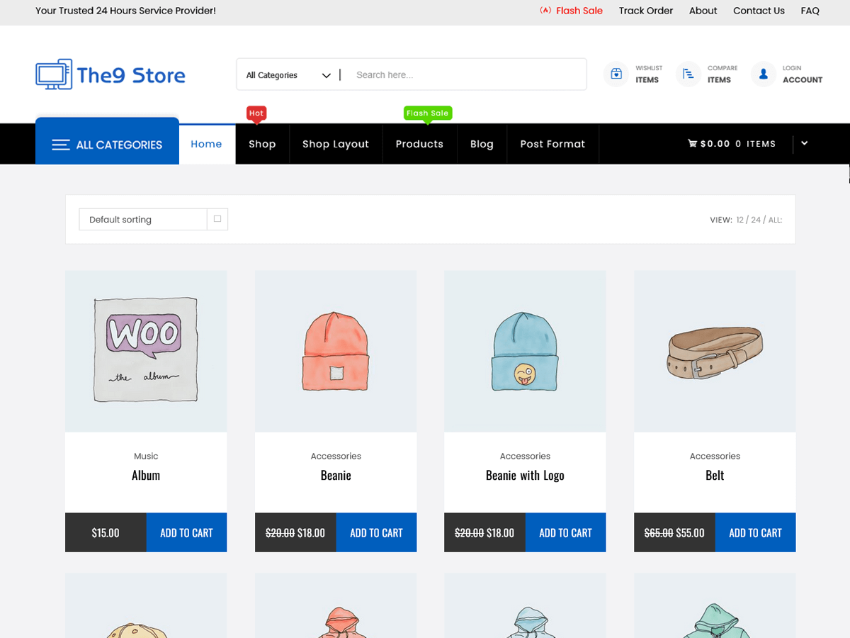 The9 Shop Store theme screenshot