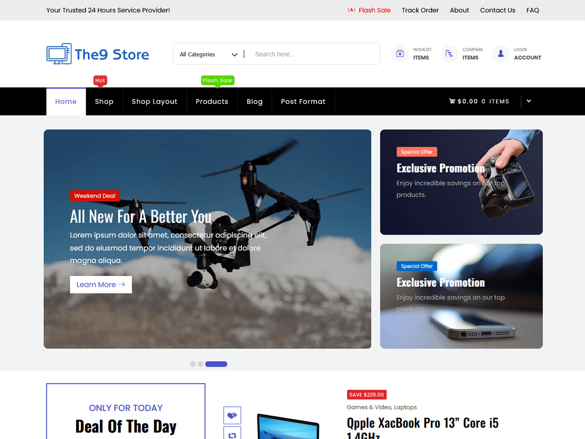 The9 Store theme screenshot