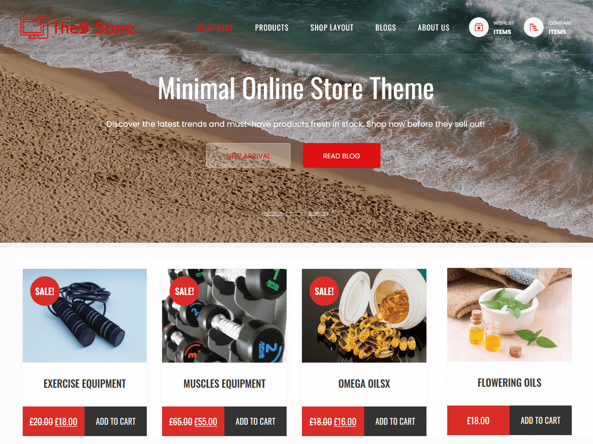 The9 Storefront theme screenshot