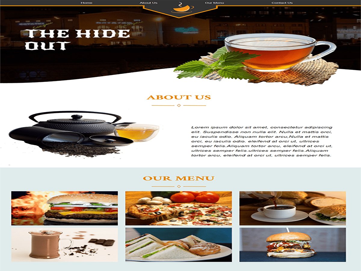 thehideout theme screenshot