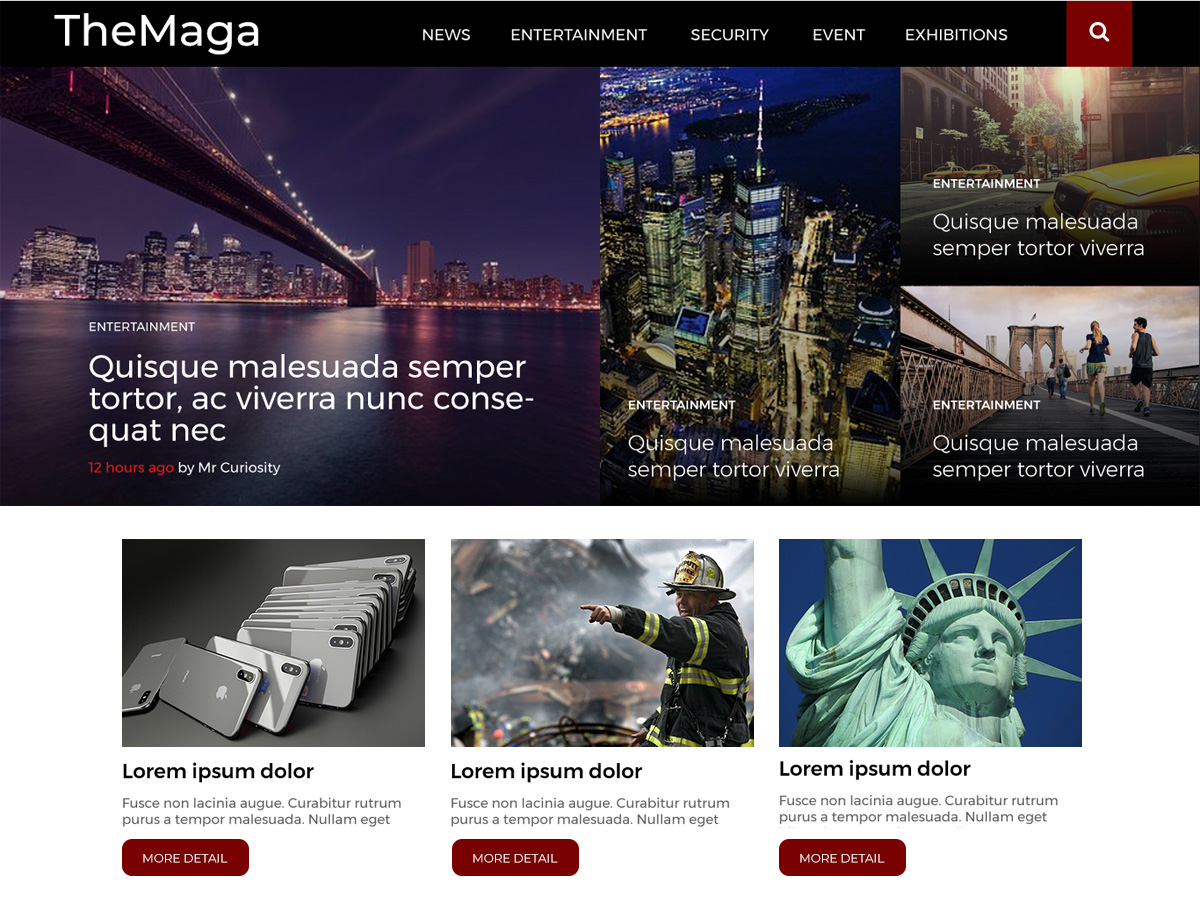 Themaga theme screenshot