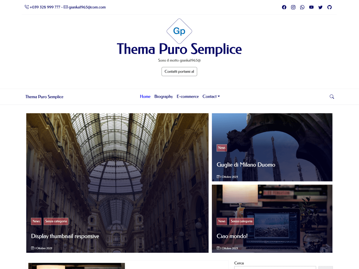 ThemaPuro theme screenshot