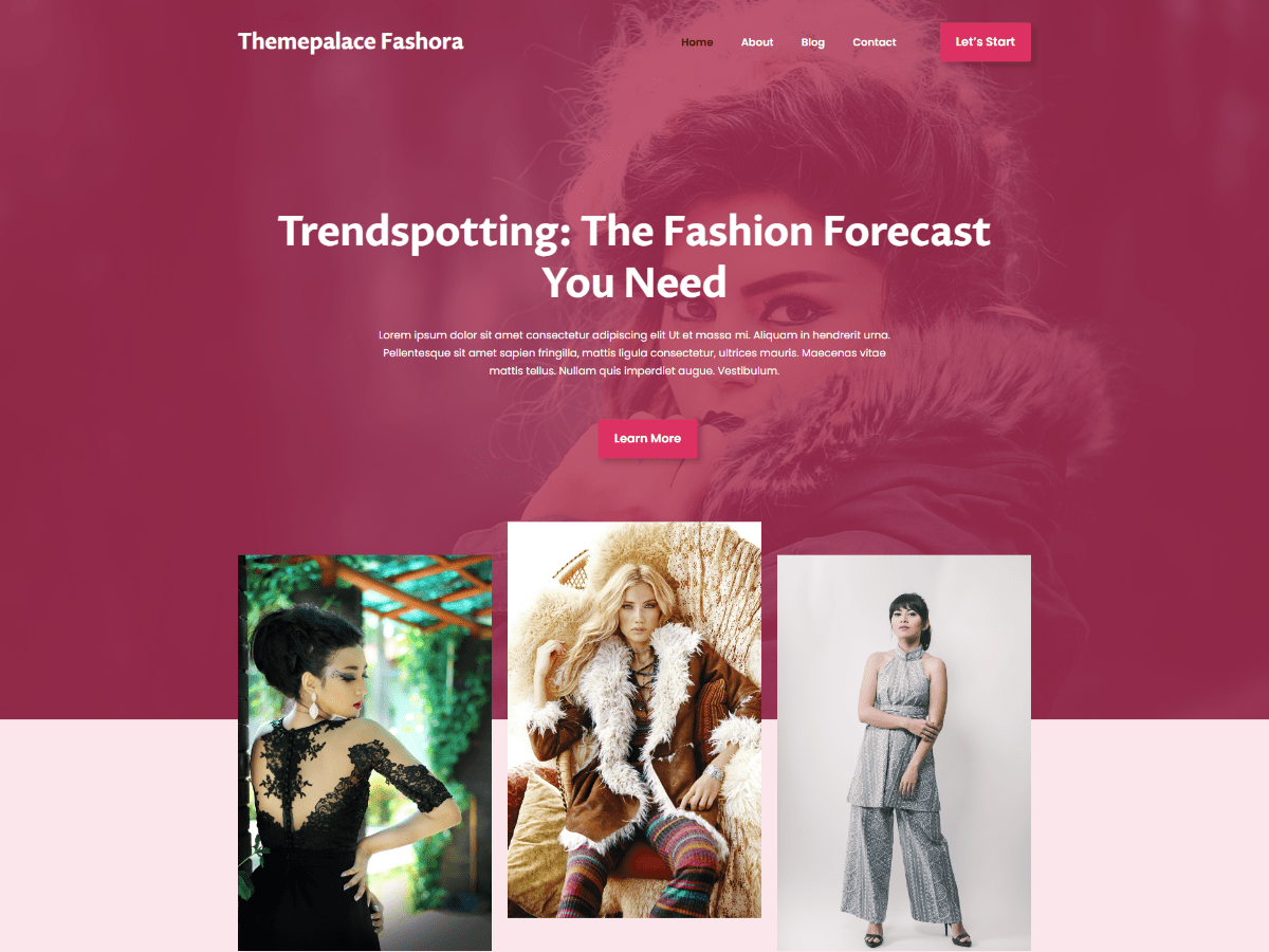 Themepalace Fashora theme screenshot