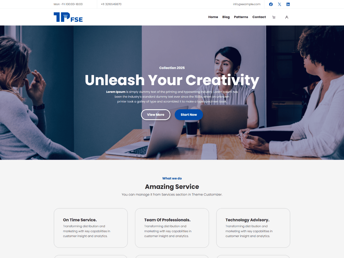 Themepalace FSE theme screenshot