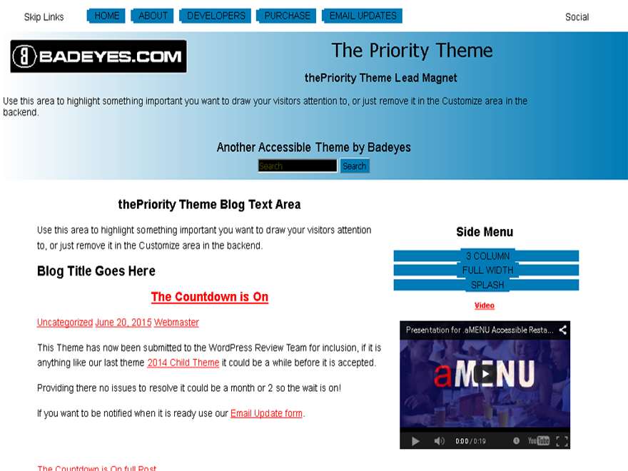 thePriority theme screenshot