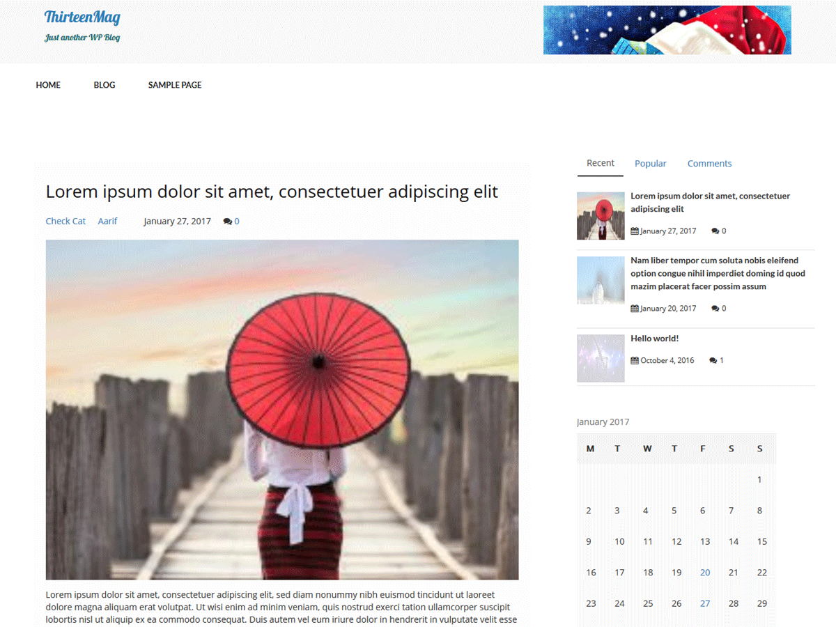 thirteenmag theme screenshot