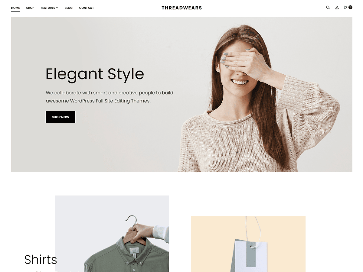 Threadwears theme screenshot