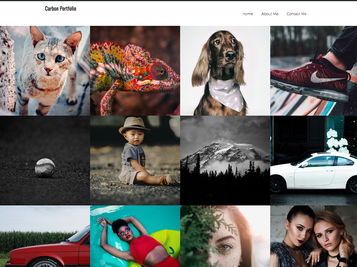 Thumbs Portfolio theme screenshot