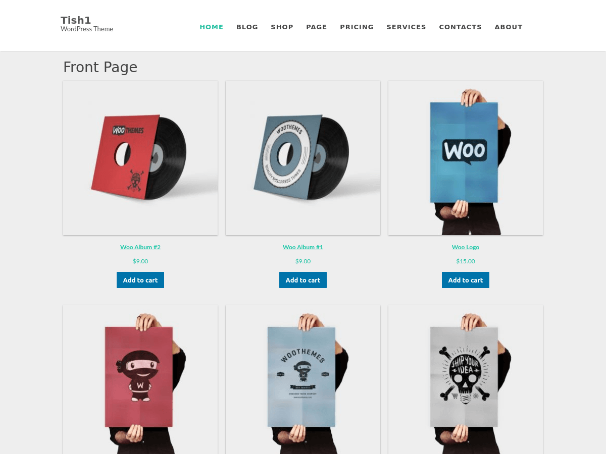 Tish1 theme screenshot