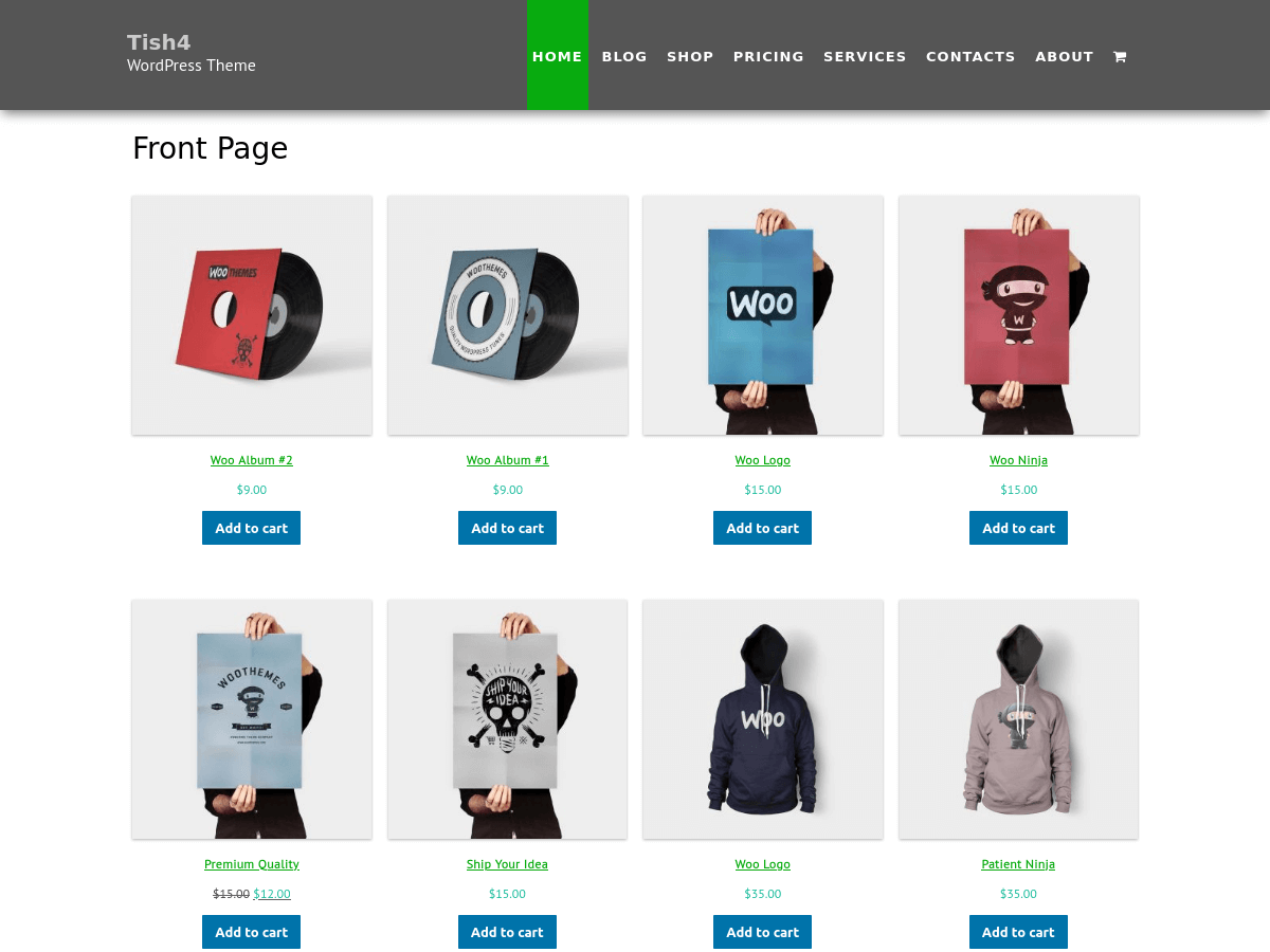 Tish4 theme screenshot