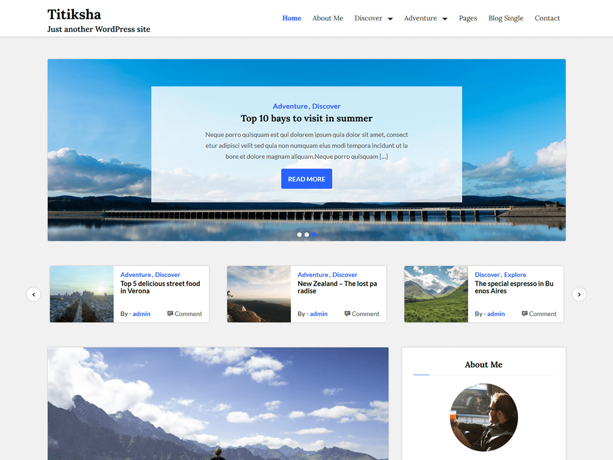 Titiksha theme screenshot