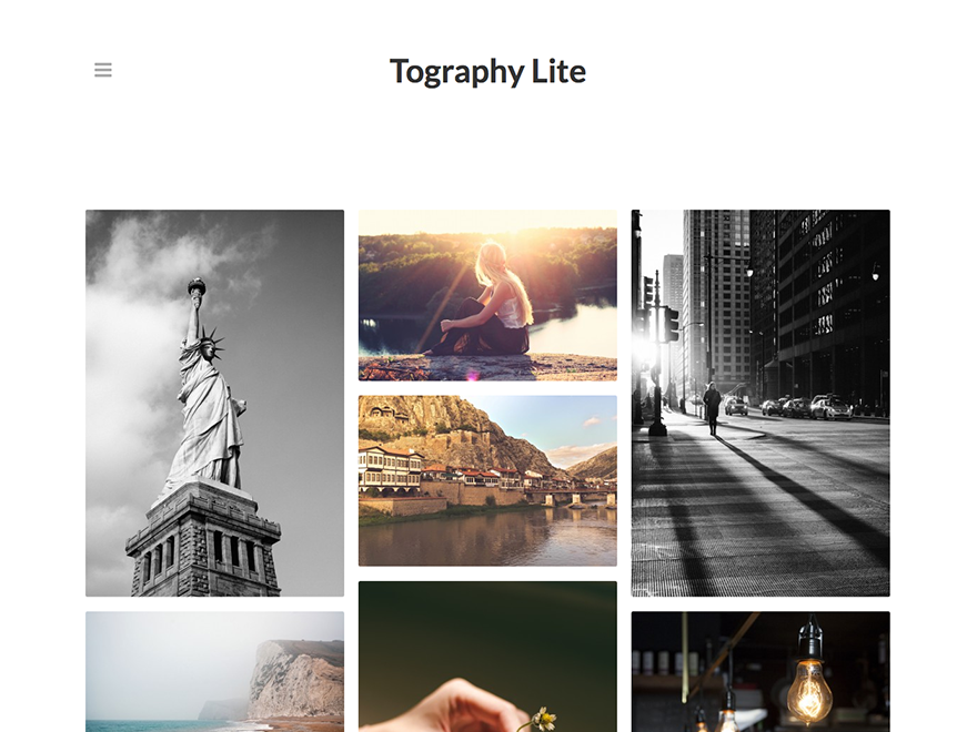 Tography Lite theme screenshot