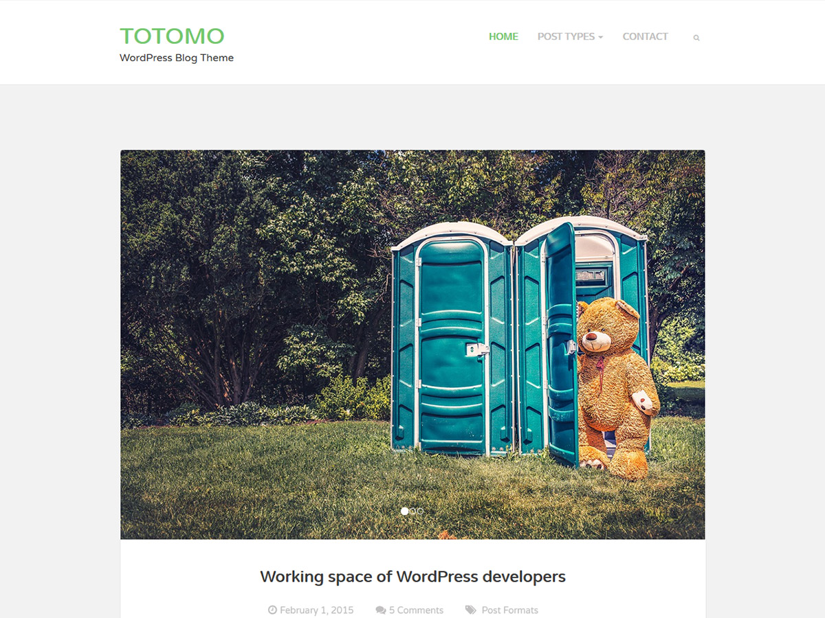 Totomo theme screenshot