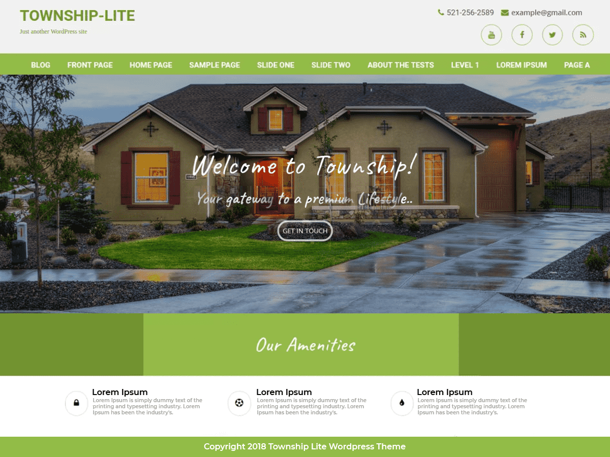 Township Lite theme screenshot