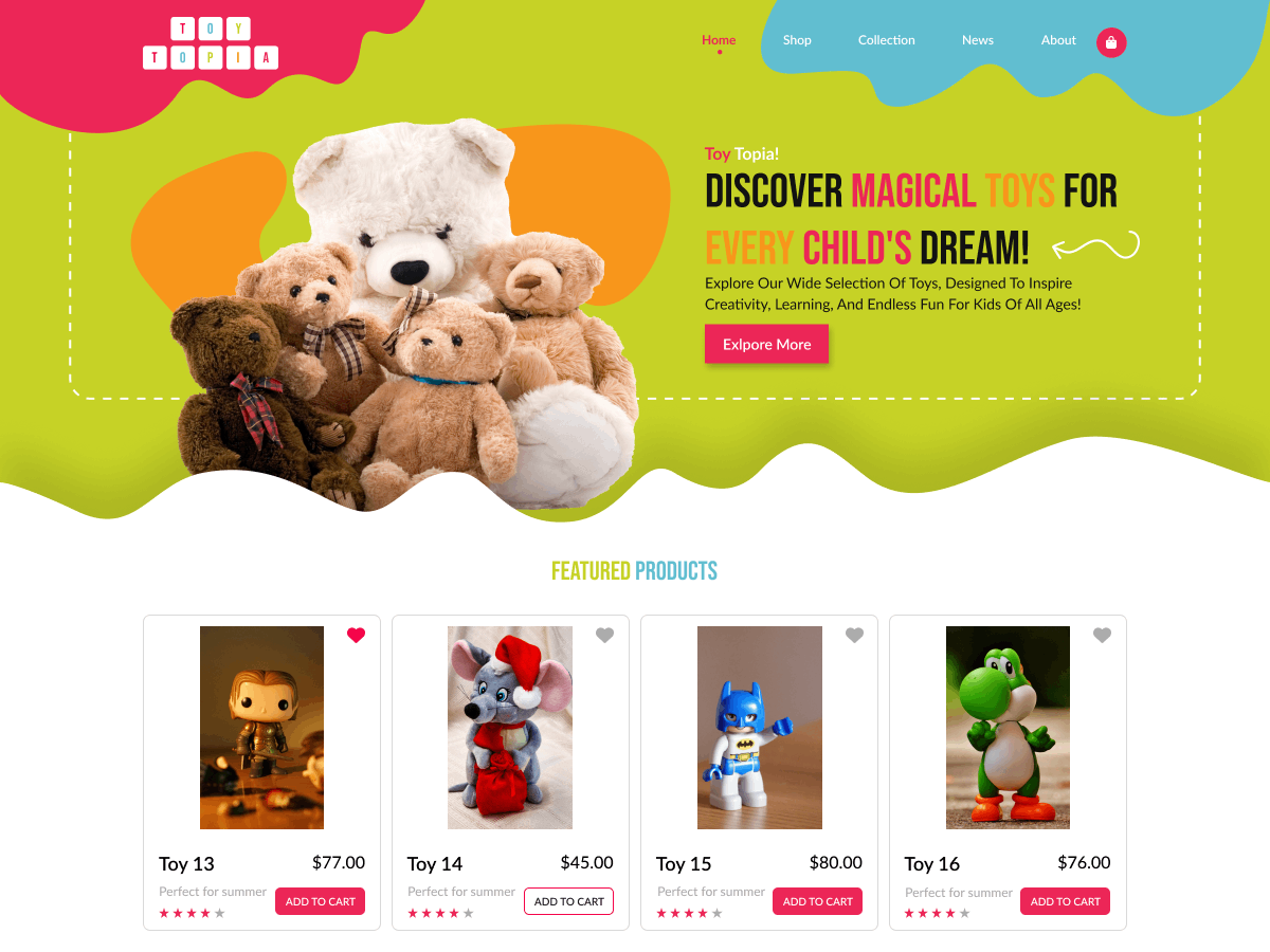 Toy Storefront theme screenshot