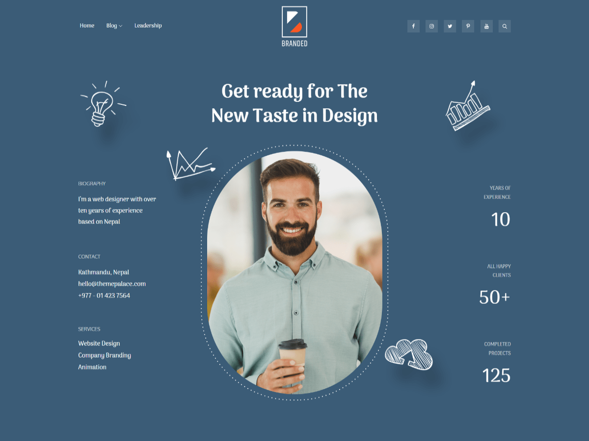 Tp Branded theme screenshot