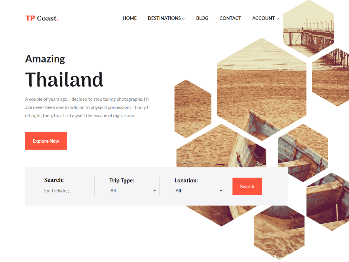 TP Coast theme screenshot