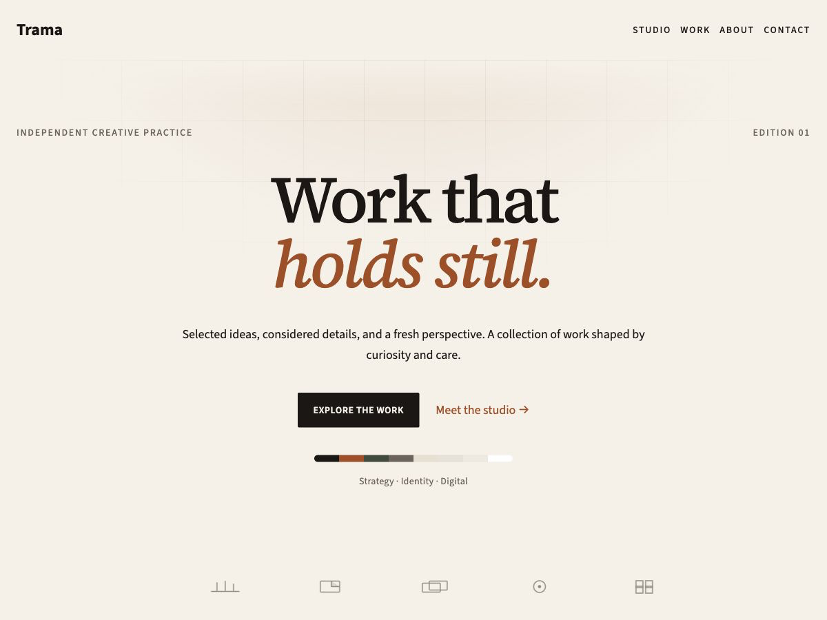 Trama theme screenshot