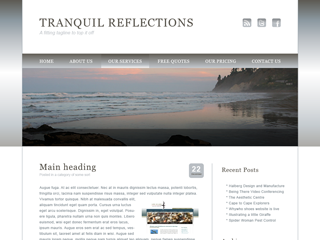 Tranquil Reflections theme screenshot