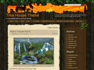 Tree House theme screenshot