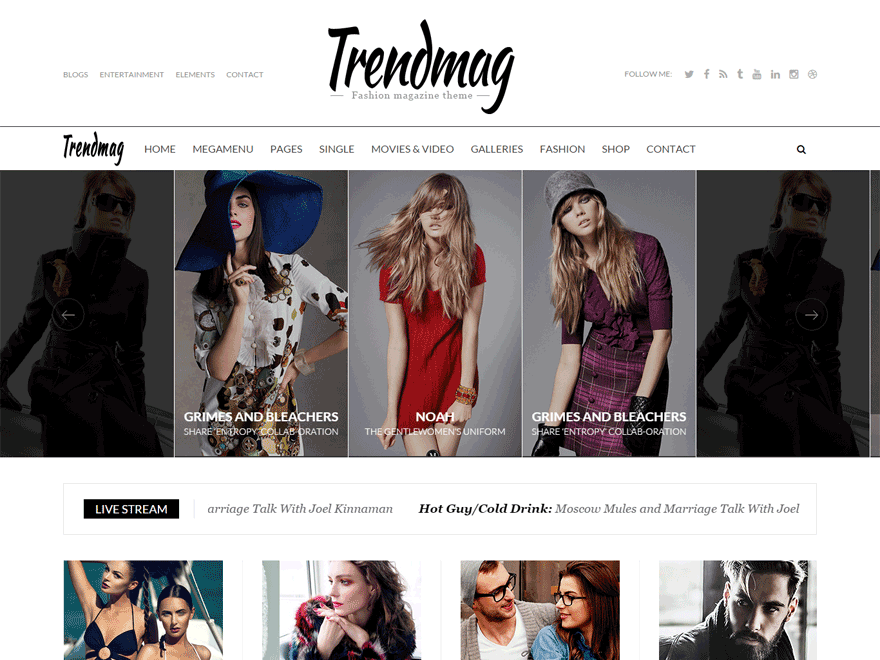 Trendmag theme screenshot