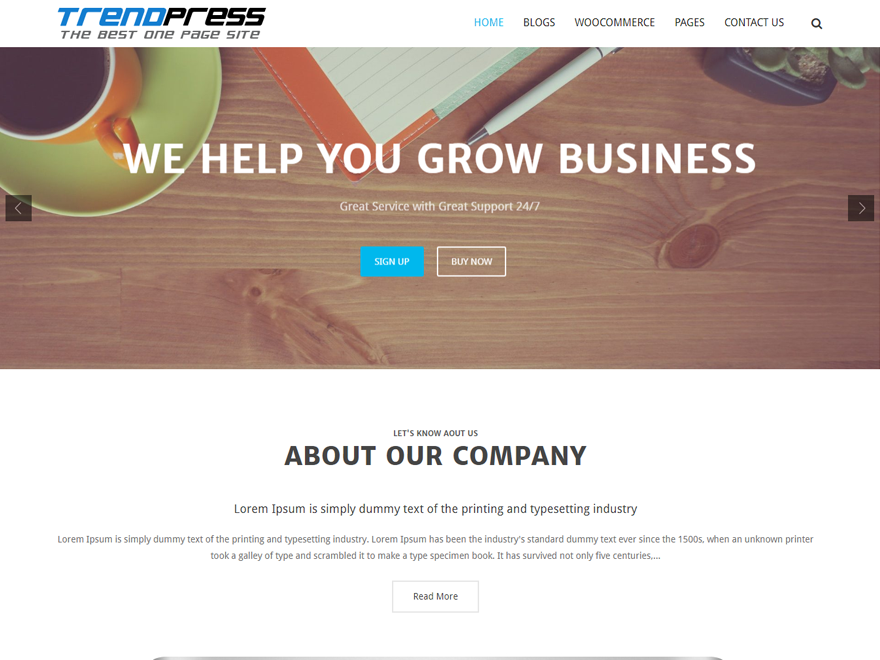 TrendPress theme screenshot