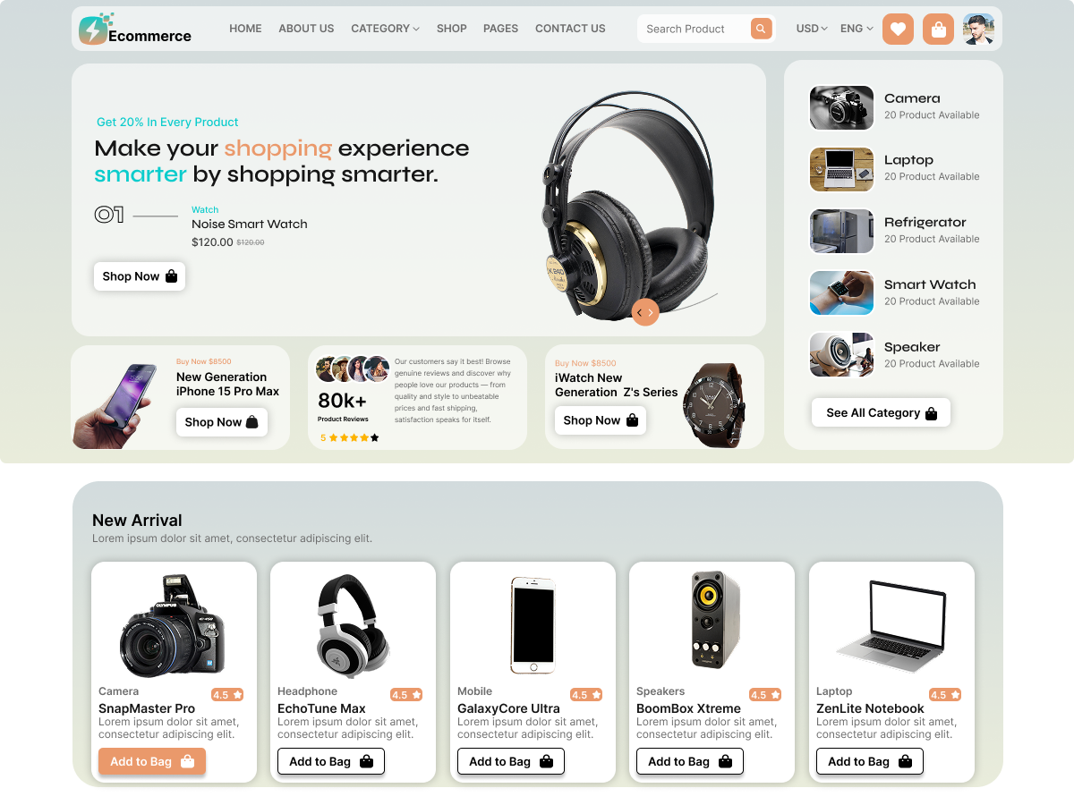 Trendy Storefront theme screenshot