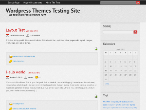 Trendy theme screenshot