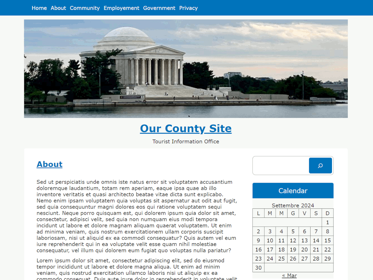 TributeToGovPress theme screenshot