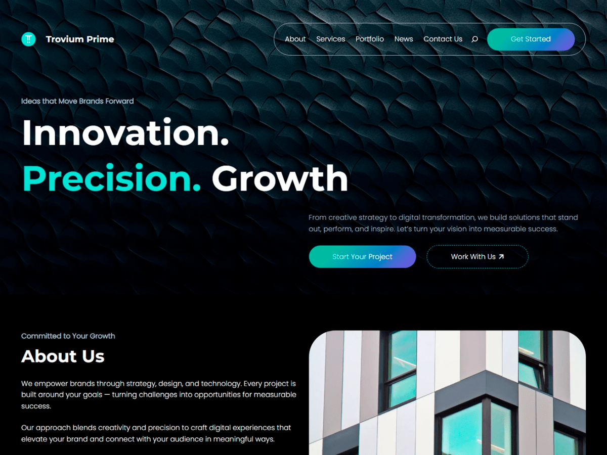 Trovium Prime theme screenshot