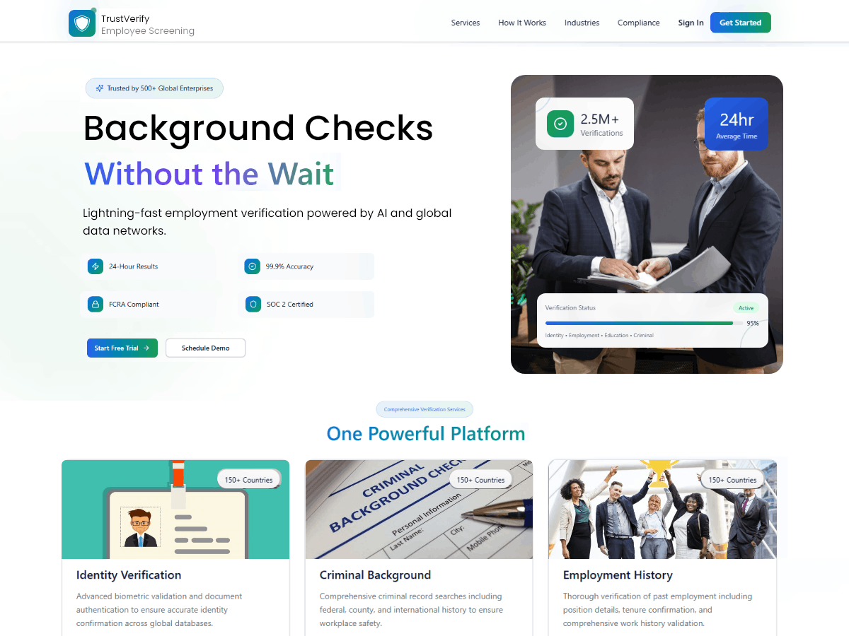 True Check Verification theme screenshot