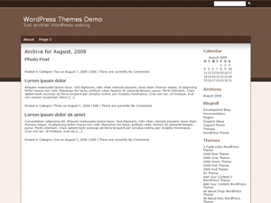 Tsokolate theme screenshot