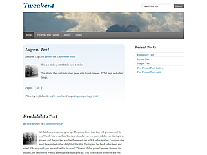 Tweaker4 theme screenshot