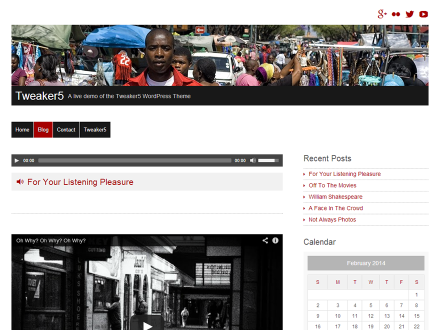 Tweaker5 theme screenshot
