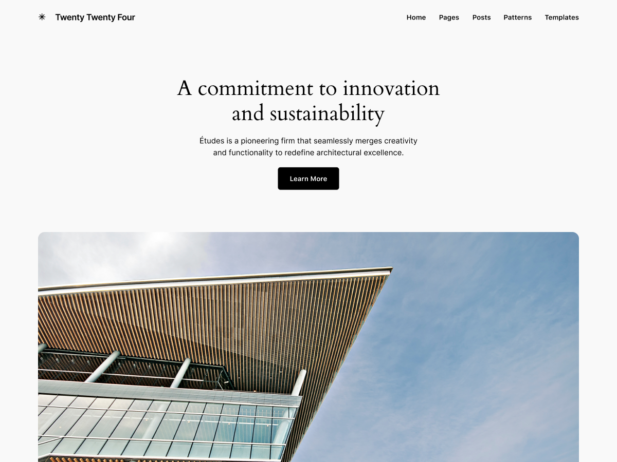 Twenty Twenty-Four theme screenshot
