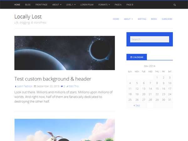 Twiggy theme screenshot