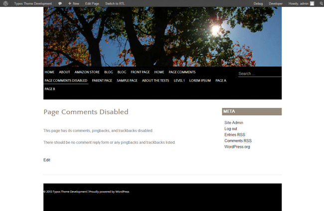 typos theme screenshot