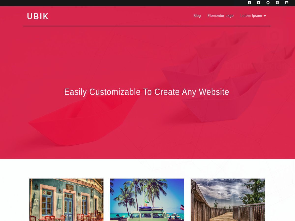 Ubik theme screenshot