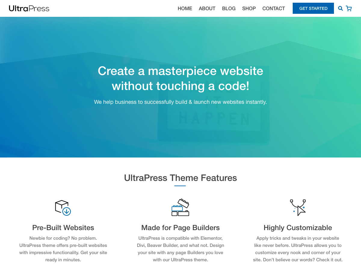 UltraPress theme screenshot