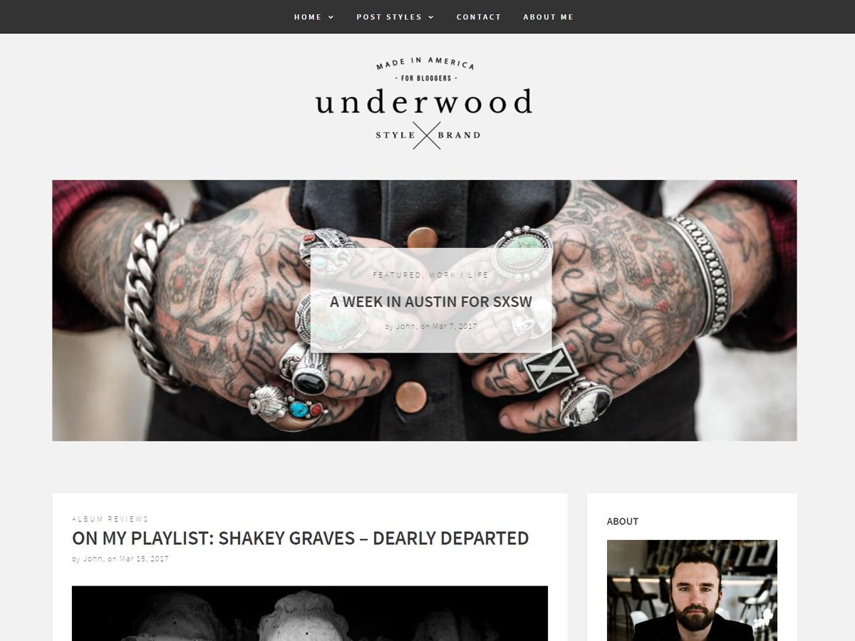 Underwood theme screenshot