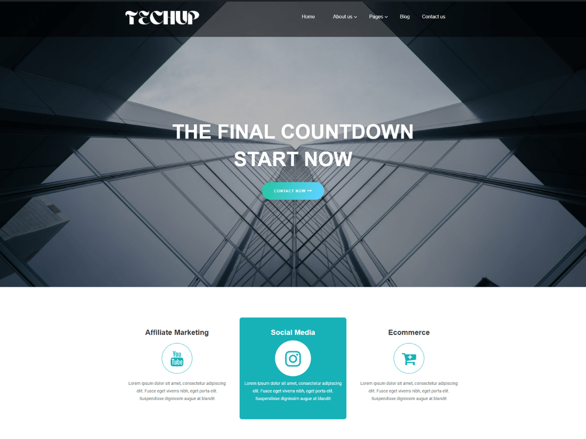 United Techup theme screenshot