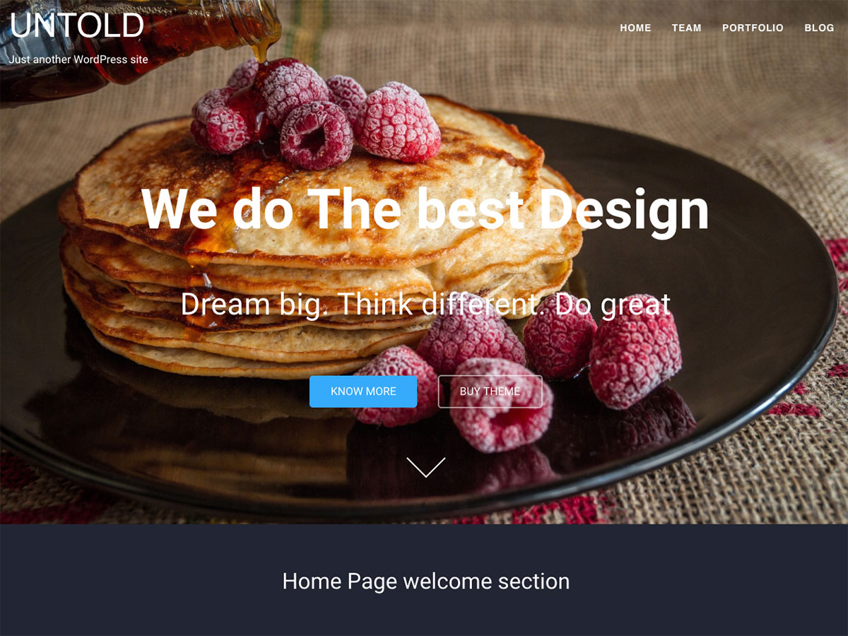Untold theme screenshot